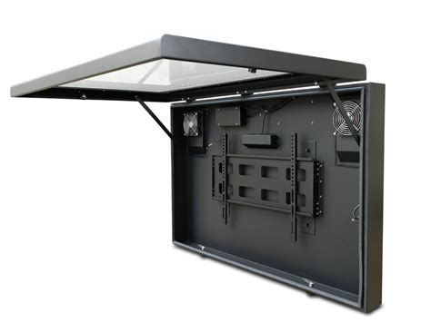 metal tv enclosure|outdoor tv enclosures waterproof.